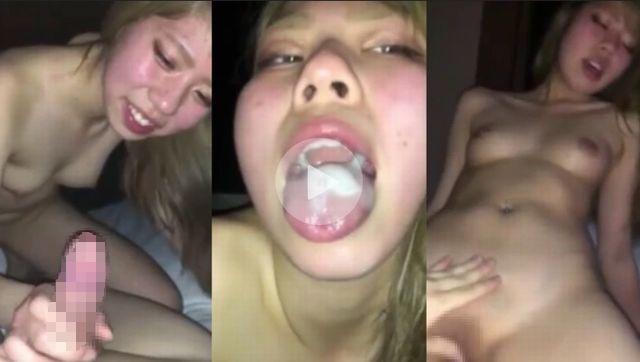 彼氏よりデカい巨根の彼氏友達にイラマされたJDが浮気セックスで口内射精した動画 - 素人