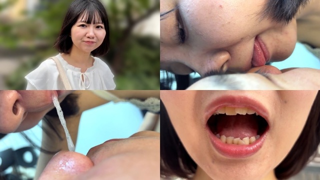 Miyuri, who has a soft and gentle atmosphere, gives a deep nose blowjob to a masochist man.