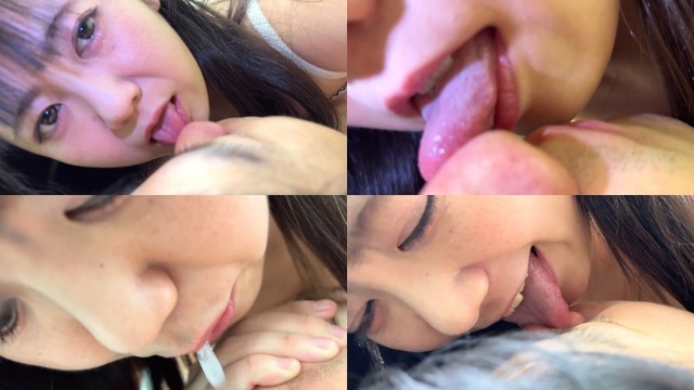 Aggressive Azusa gives a deep nose blow job to a submissive man