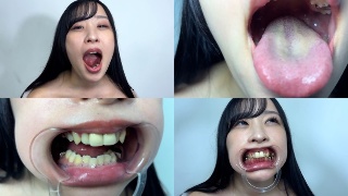 [素人]喉ちんこが可愛いゆのちゃんの口内観察