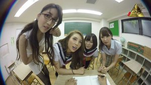 [一条リオン]【VR】学校で集団痴女プレイ！