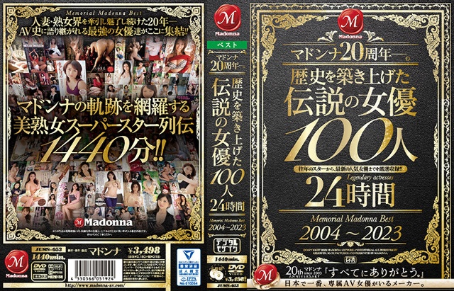 Madonna 20th anniversary. 100 legendary actresses who built history 24 hours Memorial Madonna Best 2004-2023