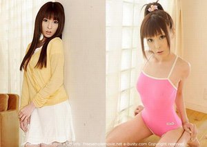 [宮澤みほ]水着姿でくっきり筋マン
