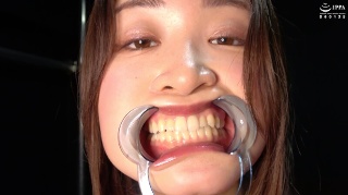 [中園めいな]人气女演员中园美奈的牙齿、嘴巴、喉咙、舌头的舌头观...