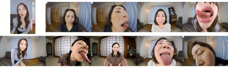 [VR] VR that makes you shiver as your face is licked by a mature woman in her 50s:Image