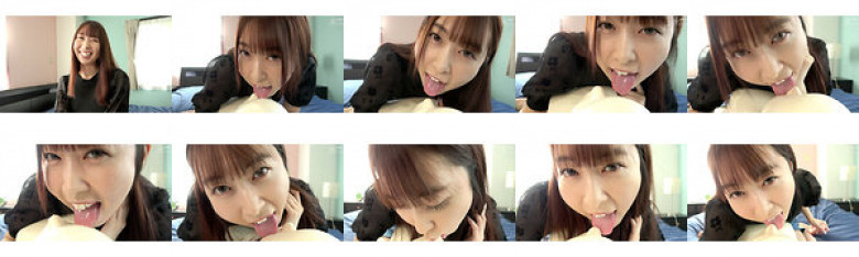 Super cute older sister's face licking handjob play★ Mirai Domoto:Image