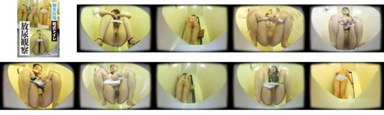 【VR】海水浴場和式トイレ放尿観察:サンプル画像