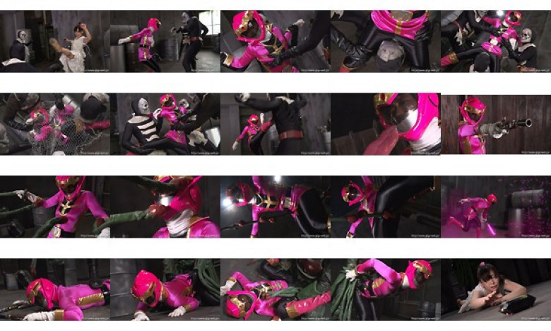 Heroine Complete Cos Fall Star Sea Sentai Kaiser Five Targeted Kaiser Pink Body Miori Hara:Image
