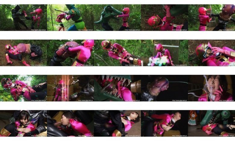 Heroine Hunting: Seikai Sentai Kaiser Five Kaiser Pink Hunted by Evil-Miori Hara:Image