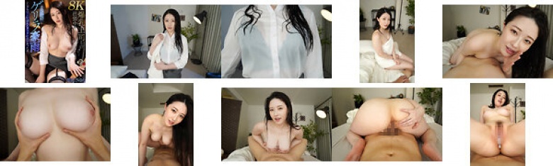 【VR】爆乳上司との出張中にまさかのゲリラ豪雨 シングルベッドで濡れたカラダを温めあった夜 葉山さゆり【8K】:サンプル画像