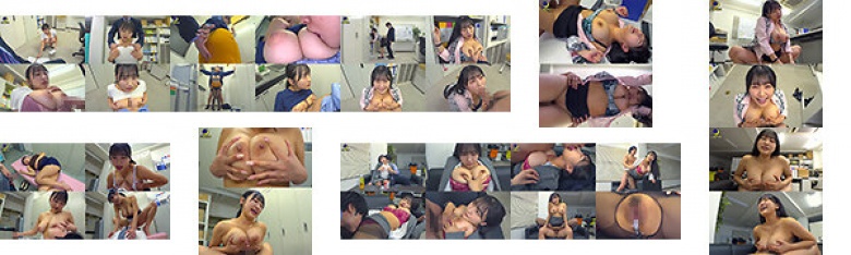 加班时，我无法抗拒财务部隐藏的荡妇巨乳女职员无意识的乳房挑衅，于是我用她勃起的大阴茎在他身上摩擦来进行性骚扰，而该男子随后进行了报复——即使他射精也不会停止的乳交。 姬咲花:样本图像