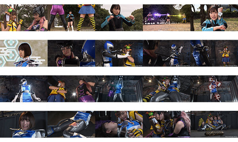 Cavalry Sentai Shinobi Rangers Shinobi Blue Fell into Lesbian Hell:Image