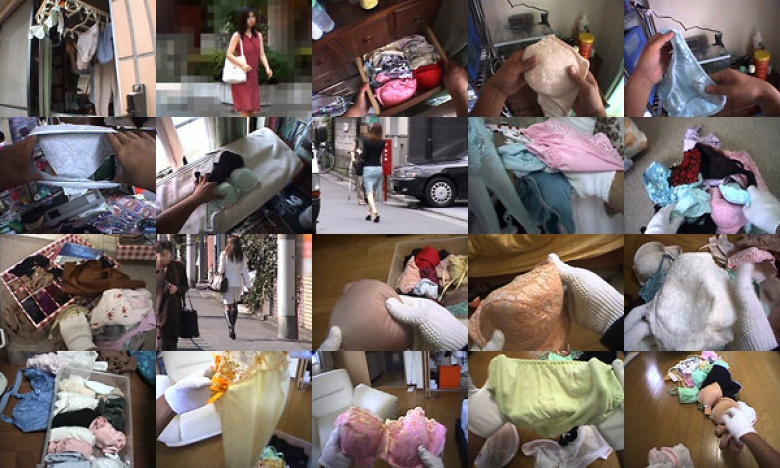 Invasion video of woman stealing underwear, office lady living alone 3:Image