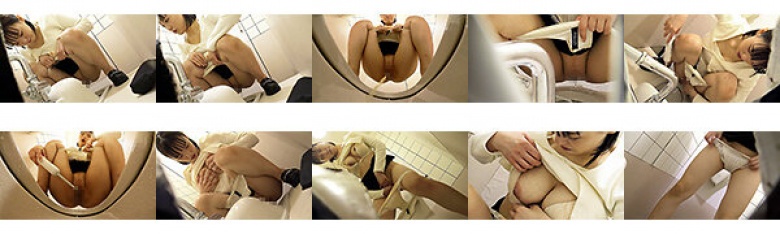 Woman in heat in a public toilet pissing masturbation voyeur vol.4:Image