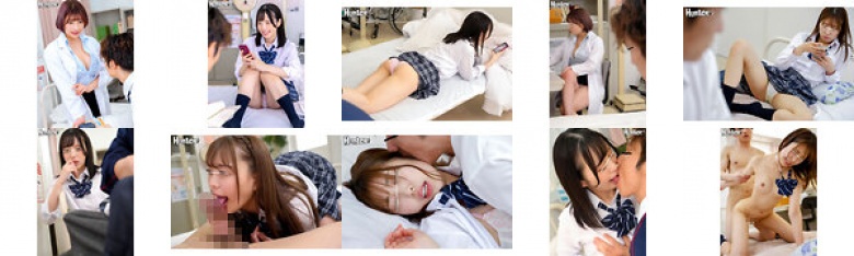 保健室登校のボクが保健室で女子と2人きり!保健室のベッドで無警戒にパンチラや胸チラする女子に日々悶々!勉強どころではありません!そんなの…:サンプル画像