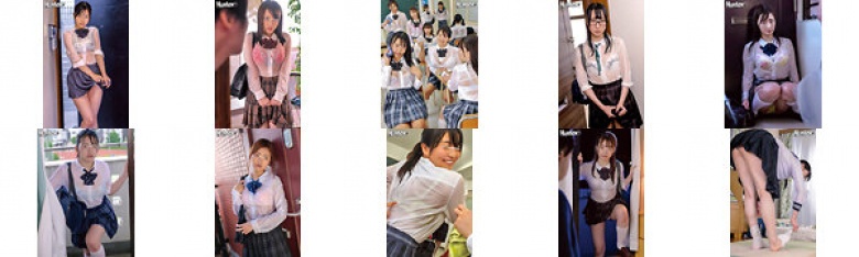 女子校生限定!ブラ透け度200% ゲリラ豪雨でビショ濡れになった制服女子たちに勃起が止まらず中出しハメ放題BEST16名4時間:サンプル画像