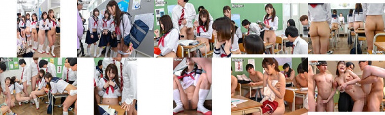 校則違反は連帯責任!男子がわざとやらかして、罰として女子も男子も下半身丸見え半裸登校!ボクが通う超進学校はとにかく校則がやたらと厳しい。:サンプル画像