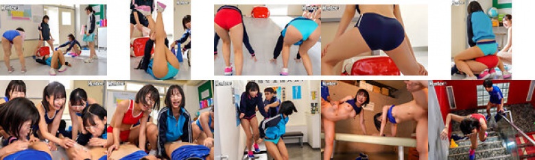 The situation turns back! Chasing sex! I'm a virgin who gets an erection from the protruding butt of a female track and field club! Then the girls who were very interested in the erect cock pushed me down as I ran away and inserted it hard! However, it was so :Image