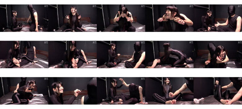 “[M/F, F/M tickling] 挠痒痒的游戏！与一个裹着光滑紧身衣的长长的黑发女孩的挠痒痒的剪刀石头布8战！ 』 水菜稻波:样本图像