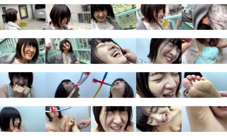 Miko-chan, part-time worker at a restaurant, calls out to me on the street corner and lets me tickle her.:Image