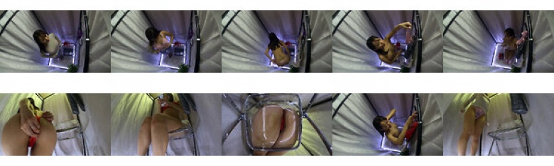 Maybe it's a little plain? A neat-looking lady takes off her erotic underwear!:Image