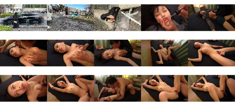 [Slim skinny winter vacation (1●)] Unprotected woman sleeping rape voyeur V:Image