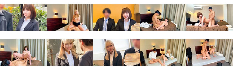 素人男女モニタリングAV!出張先のホテルで上司と部下が相部屋チャレンジ!あんちゃんとうるはちゃん:サンプル画像