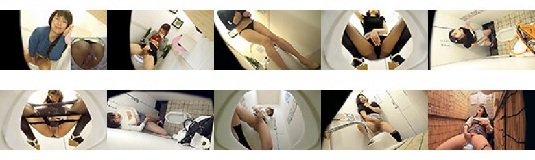 Peeking is strictly prohibited! Women's toilet secret masturbation 40 people:Image