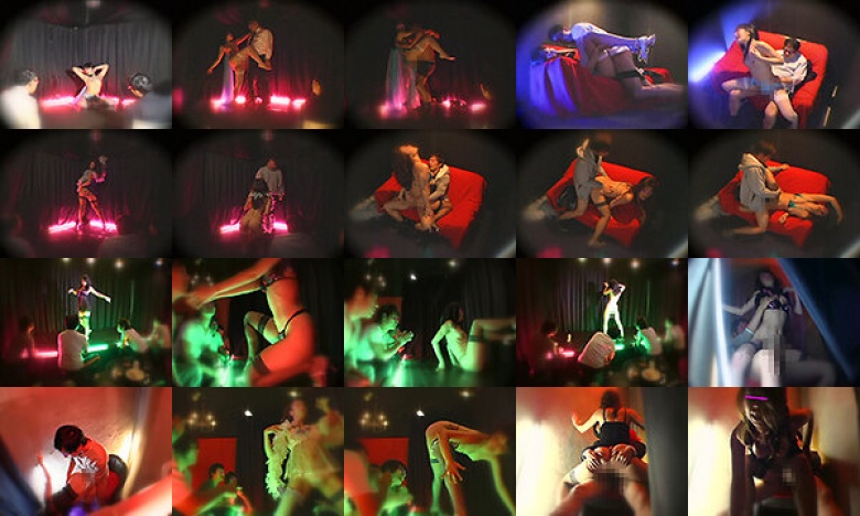 Behind-the-scenes love affair, voyeur striptease, secret meeting in a private room:Image