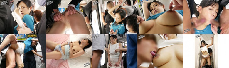 Nipple messing around ● Train-A married woman who relentlessly picks up an erection chibi and falls alive-Sina Kaji:Image