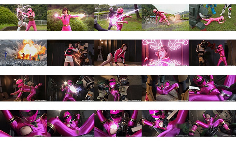 [G1] Monster Sentai Jukaiser特别版：Extreme！机器的猎物！ Juu Pink被Kamishira Mio践踏:样本图像