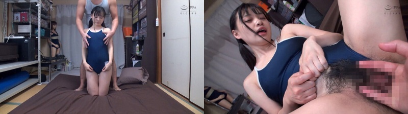 花音うらら スク水にザーメンぶっかけSEX:サンプル画像