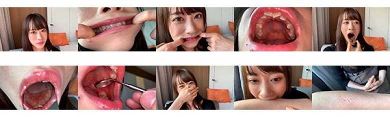Yuu Kiriyama 的天然牙齿观察和咬合力检查！:Image