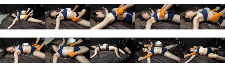 "When Mirina, who has a sensitive body and is sensitive to her whole body, is tickled by lotion restraints and it's so tickled that it's so bad!?" Wakashi Lab WAKA-072 Kishinaga Mirina 7:Image
