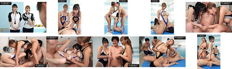 チ○ポ出して整列しなさい！先生たちがエッチな水着で痴女ってあげる 清宮仁愛 百田光稀:サンプル画像