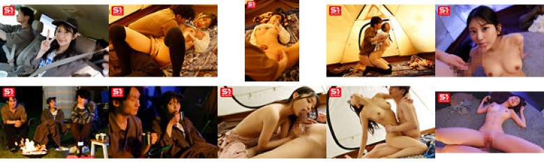 My best friend's girlfriend was so good that I couldn't do it... NTR camp where I secretly approached her in a tent and fucked her, Haru Kuraki:Image
