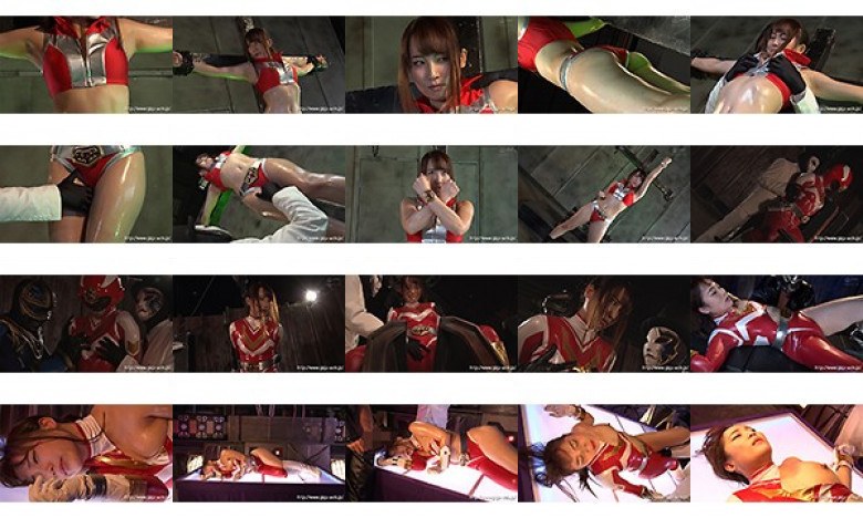 Doujin Heroine 11 Saint Force Red Shameful Fall Mao Kurata:Image