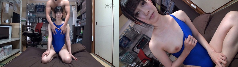 Sumire Kurokawa semen bukkake SEX in competitive swimsuit:Image