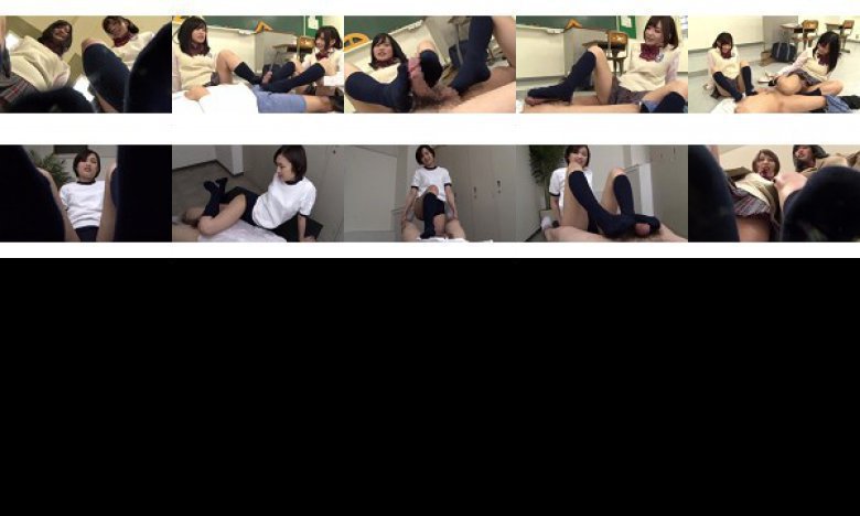 女子校生の紺のハイソックスで:样本图像