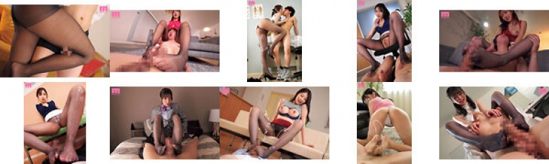 Please let me ejaculate with these beautiful legs. The BEST pantyhose footjob of a beautiful woman with her magical legs with long, moist pheromones!:Image