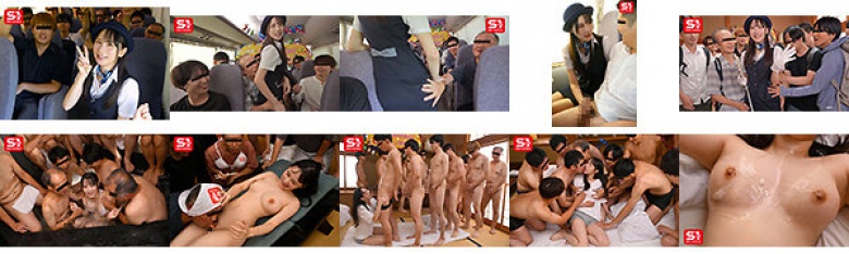 Former bus guide Yuka Murakami's 48-hour sexual harassment OK fan appreciation bus tour. Amateur boys run wild over the beautiful face, soft breasts, and close proximity of the idolized AV actress! A huge orgy festival that takes in 22 semen shots:Image