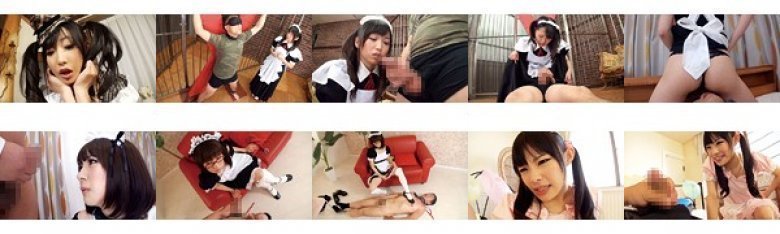 可愛くてキュートなロリメイドを呼び出し「調教して！」と頼みこむ。あきれた彼女たちの強気な口調に興奮した僕は仰せのままに勃起チ○ポをシゴいて射精した！:样本图像