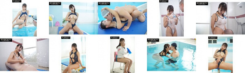 It thrusts into adolescents who are full of sexual desire! Plump Hcup Swimming Club Advisor's Sexy Competitive Swimsuit and Sex Educational Guidance Riri Haruka:Image