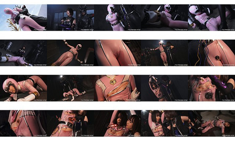 Heroine Subjugation Vol.96 Galaxy Sentai Battle Ranger Battle Pink Riko Shinohara:Image