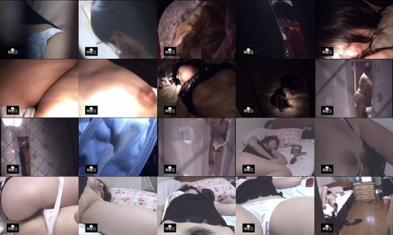 流出投稿！不法侵入！睡眠薬で女性を熟睡させ悪戯するストーカー記録VTR:サンプル画像