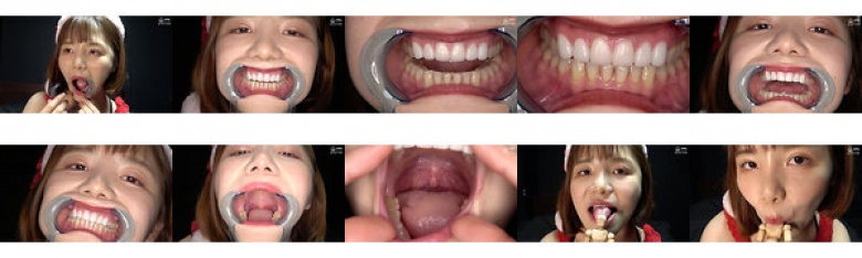 Popular actress Renmi Shichido's giant woman play from observing the inside of her mouth, teeth, and throat!:Image
