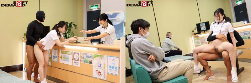 【ナースミーティング中にトビジオ】県立トビジオ大学医学部附属病院 看護中はずっと潮吹きっぱなし&失禁しまくり 激ピスされても平然と医療行為をし続けるナース達:サンプル画像