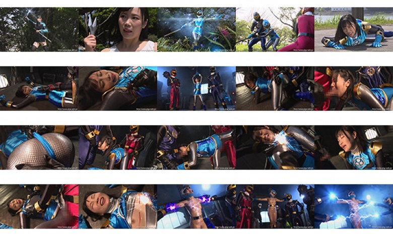 超级女主角处于绝望的状态！呢第93卷93 Holy Ninja Sentai Kageranger Kage Blue一个可怕的黑暗氏族！ Kagekiller兄弟出现！呢Kakuname Tsumugi:样本图像