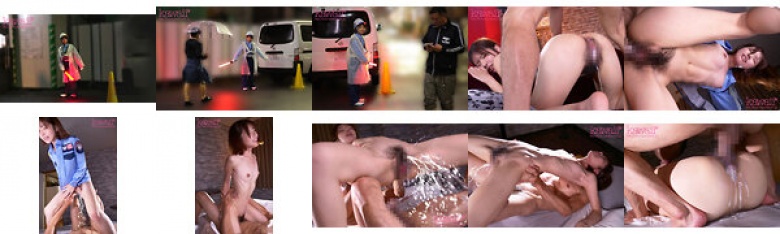 The youngest and naughtiest A-cup legal loli traffic guard in history fails to put safety first and has an orgasm and a large amount of creampie accident Sora Shono:Image