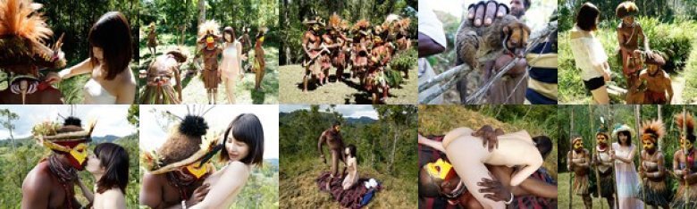 「野性の王国」2015 橘花音 地球最後の秘境で5万年前から変わらぬ生活を続ける原住民に日本のエロ文化を手取り足取り教えて生でヤる:サンプル画像